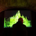 Smarter Surfaces 3D Silver Screen Paint in action at night