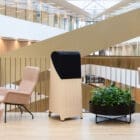 smAIRt®600 air filter shown in a large foyer setting