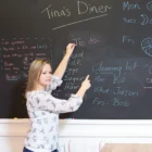 Smarter Surfaces Black Chalkboard Paint in a classroom