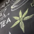 Smarter Surfaces Black Chalkboard Paint example on a menu
