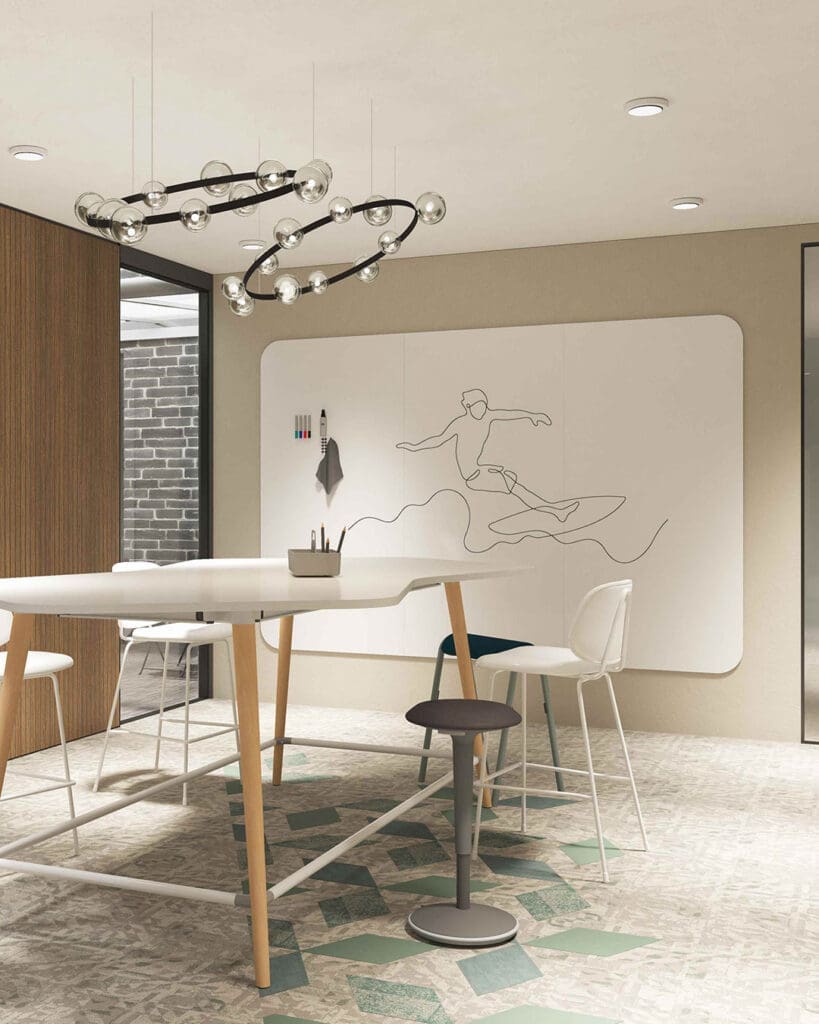 Chameleon Curve Wall