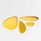 Delta Ceiling Absorber close up product shot in yellow