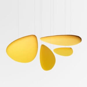 Delta Ceiling Absorber close up product shot in yellow