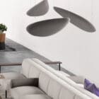 Delta Ceiling Absorber in a large workplace