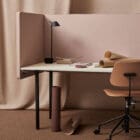 Dezibel Table with a desk and chair