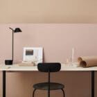 Dezibel Table in a workplace with a chair and desk