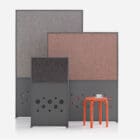 Dotz Floor Screens grouped in an office