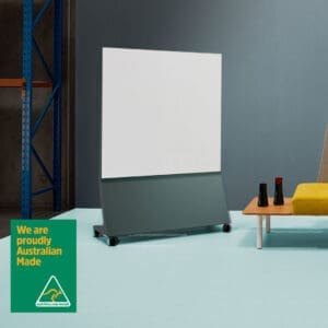 Enscribe Mobile Magnetic Glass Board