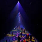 Smarter Surfaces Floor Projector Screen Paint in action in a museum