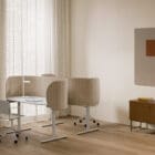 Focus Desk Divider used in a residential setting