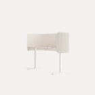 Focus Desk Divider side view in white