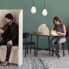 FocusPod Easy Chair being used in an office