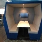 JDD Bill Office Pods with internal lighting