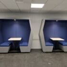 JDD Bill Office Pods grouped together inside a workspace