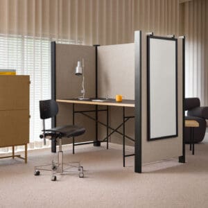 Kyoto Floor Screens standing in an modern workplace