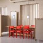 Kyoto Floor Screens in a meeting room