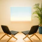 Light Cognitive Skylight in use creating a bright airy space with chairs