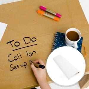Smart Self-Adhesive Whiteboard Film - Clear