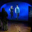 Smarter Surfaces Ultra High Contrast Projector Screen Paint in a conference