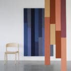 Timber Wall Absorber  example of use in a gallery
