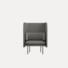 Tune Armchair front view in olive