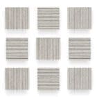 The HEY-SIGN wall module wave square product shots with 9 products in a grid