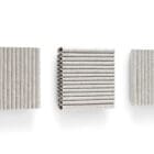 The HEY-SIGN wall module wave square product shot with multiple versions 