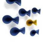The Loop acoustic element from HEY-SIGN is a decorative wall element that helps optimise room acoustics thanks to its special structure
