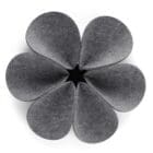 HEY-SIGN Wall Element Silent Flower absorb sound through their raised, curved petals made of 5 mm thick felt