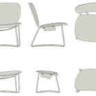 Miller Lounge Chair and Ottoman by Functionals product shots