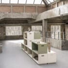 Ossa Storage Module by Functionals in a large open plan office