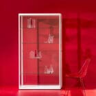 Pictor display cabinet by Functionals front view with glass