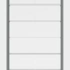 Pictor display cabinet by Functionals front view of shelf