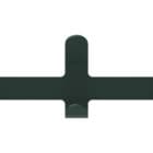 Sei coat rack by Functionals in Pine Green