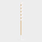 Slide G Wood coat stand with single column
