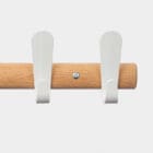 Slide G Wood coat stand dual hooks
