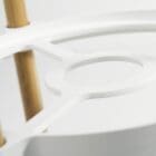  Sticks Round is an open design with twelve double hooks base view