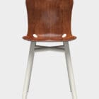 Wendela Chair by Functionals view of front with wooden material