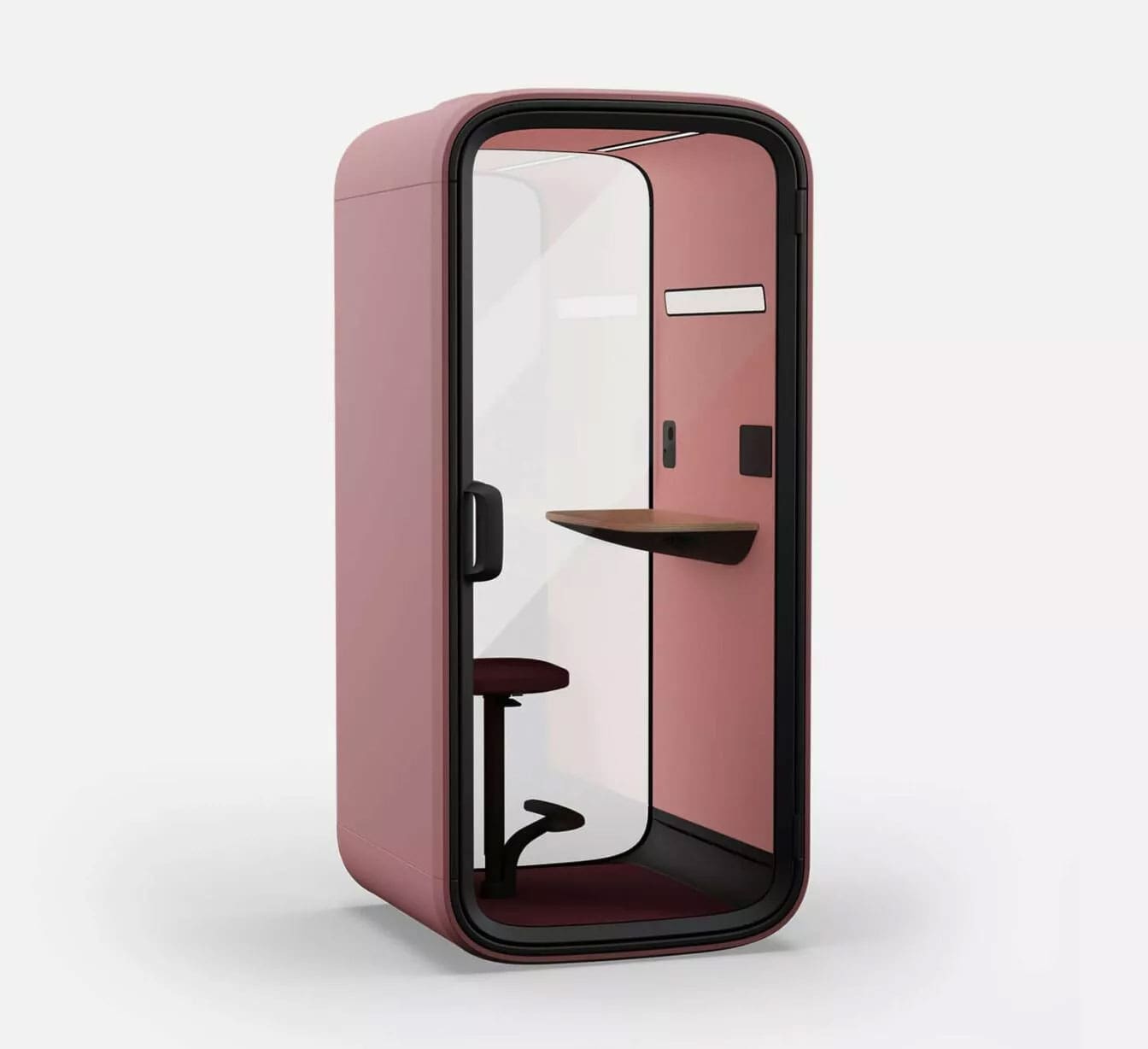 6704a26bf46c7fd885276be2 67049fe35710143ed4f62d25 framery one compact office phone booth blush 002 1344x1228 1