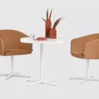 Bene PARCS club chair with glides
