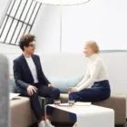 Bene PARCS seating being used in a modern workplace