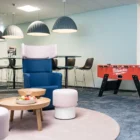 Bene Parcs Popup Stool in workplace