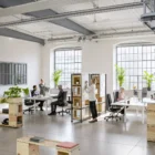 Bene Pixel Rack in an open plan office