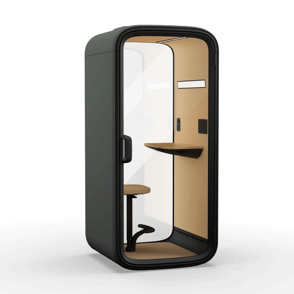 Framery One Compact office pod optimised for video calls and designed for focus work