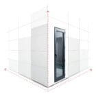 Studiobricks Custom exterior shown in a blueprint with arrows