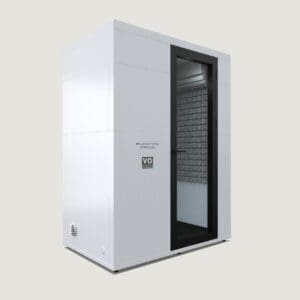 Studiobricks One Plus with a white glossy exterior