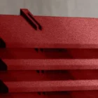 Louvre Blade in Red