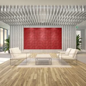 The subtle design of Celano Acoustic tiles