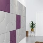 Various colours of Celano Acoustic tiles