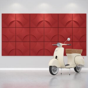 Simple, subtle design of the Torino acoustic tile